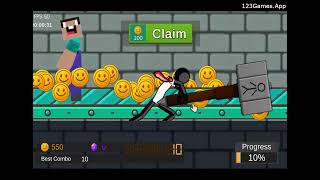 Noobs Crazy Combo Gameplay & Walkthrough | Free at 123Games.App screenshot 2