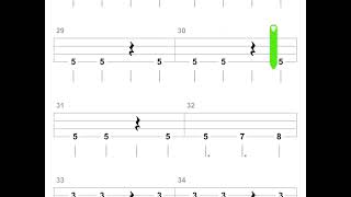 Gözlerimin Etrafındaki Çizgiler Bass Tabı . Şbnm Frh