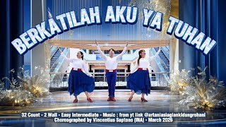 Berkatilah Aku Ya Tuhan  Easy Intermediate Line Dance  Demo By  Amare Nafiri