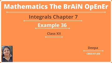 Math NCERT class 12 Example 36| Chapter 7 Integrals Example 36|Miscellaneous Example