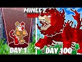 I Survived 100 Days as a BLOOD LION in HARDCORE Minecraft