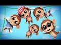 Five Little Monkeys | Nursery Rhymes Farmees | Childrens Songs | 3d rhymes | kids songs