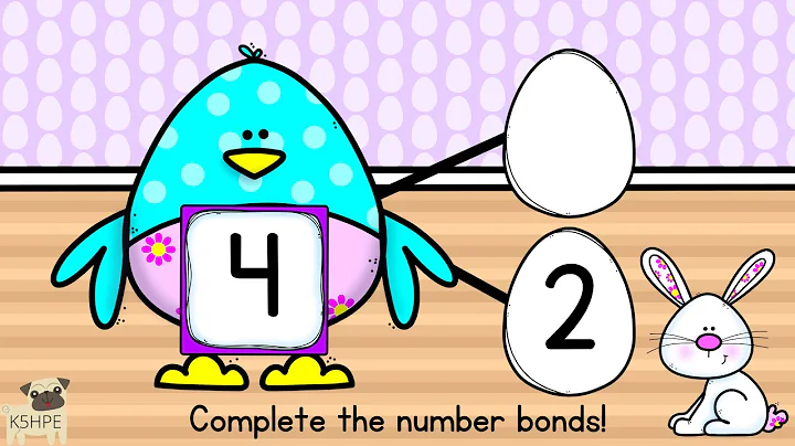 Spring Number Bond Eggs, Missing Numbers 1-10, Virtual School Online Learning, Mathematics KIDS FUN!
