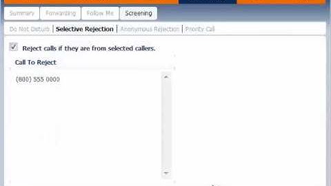 13 Teltek Nebulosity Hosted PBX End User Call Manager Screening Tab