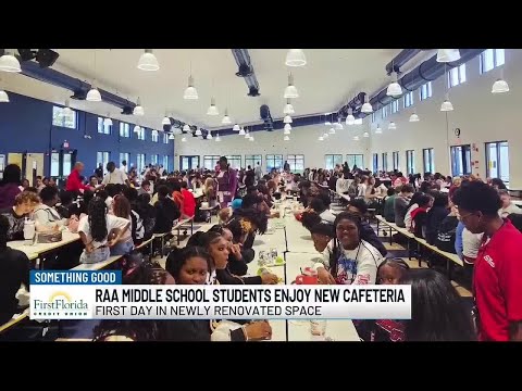 Something Good: Raa Middle School students enjoy new cafeteria