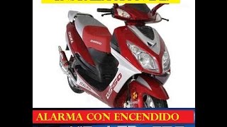 alarma para motocicleta con encendido