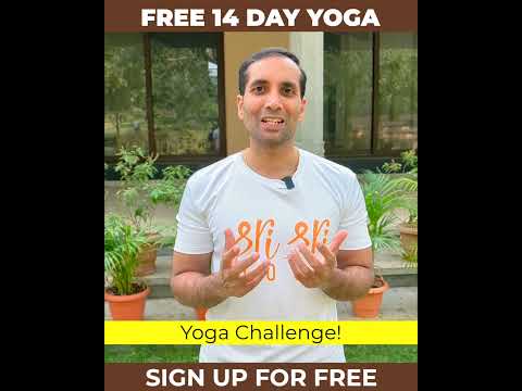 Join 14 Day Yoga Challenge | 1-14th April 2024 | Sri Sri School of Yoga | Sign Up Now @artofliving