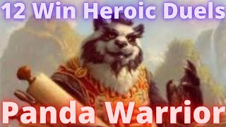 Panda Warrior | 12 Win Hearthstone Duels | Forged in the Barrens screenshot 5