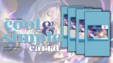 cool and interactive web carrd | non pro carrd tutorial (with subtitles) - cr sakaoru
