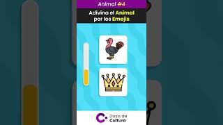 Adivina el ANIMAL por los Emojis 🐘🐯. Parte 1 😋. #adivinanza #adivinazas #adivinar #Animal #Animales