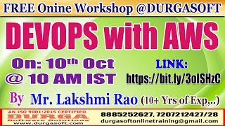 DEVOPS with AWS (FREE Workshop) Online Training @ DURGASOFT