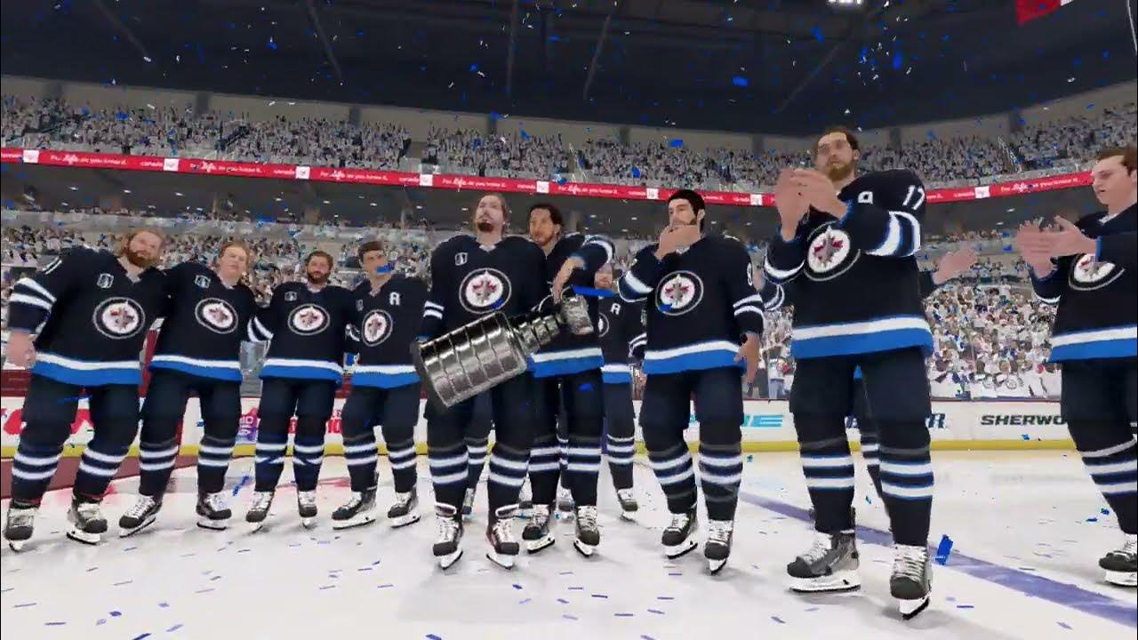 NHL 23 Winnipeg Jets Stanley Cup Celebration YouTube