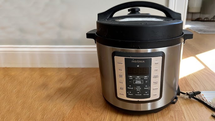 Insignia- 6-Quart Multi-Function Pressure Cooker - Stainless Steel