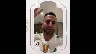 لاعبين المنتخب الوطني يهنؤون الشعب الجزائري بحلول عيد الفطر