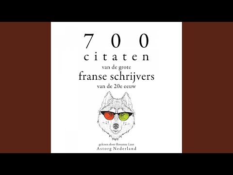 Chapter 7.4 - 700 citaten van de grote Franse schrijvers van de 20e eeuw