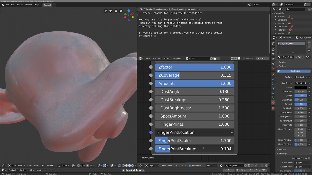 Free Blender 2 8 Procedural Dust Shader Blendernation Vrogue