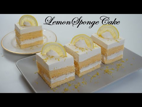 Video: Sponge Cake With Lemon Cream