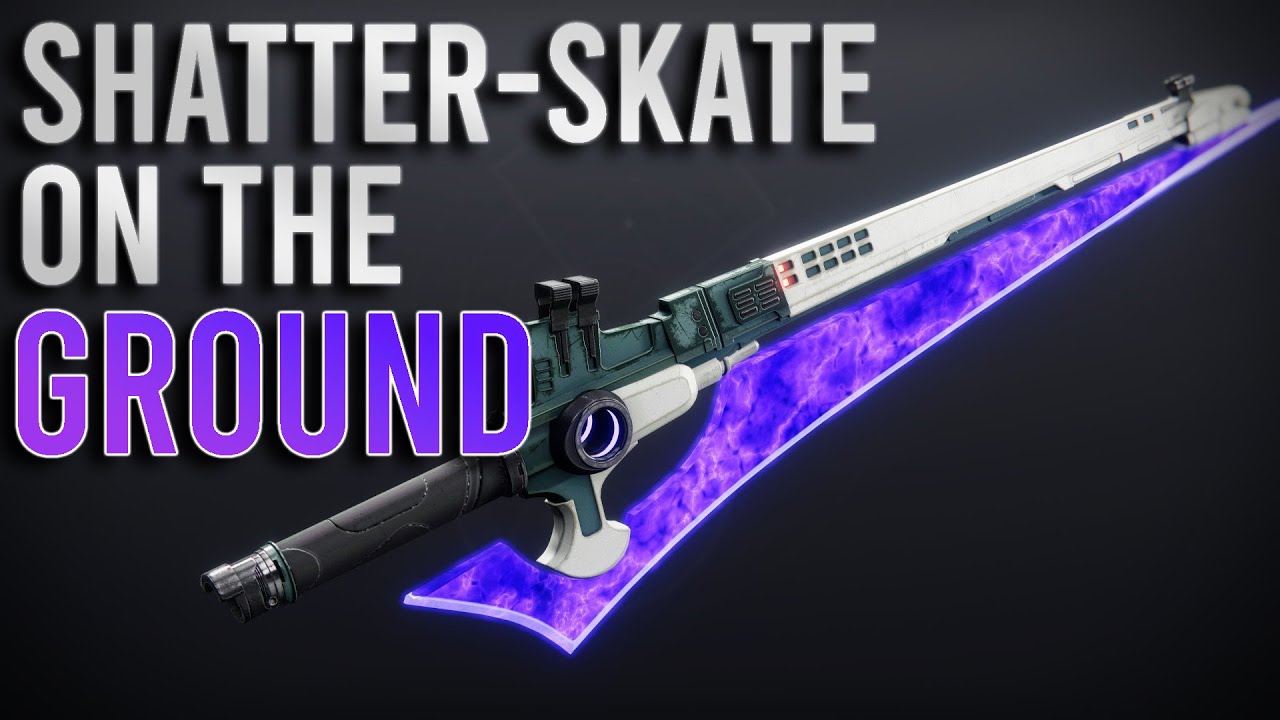 You can shatter-skate on the ground