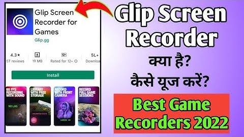 Glip Screen Recorder Kaise Use Kare II glip screen recorder settings! glip screen recorder app