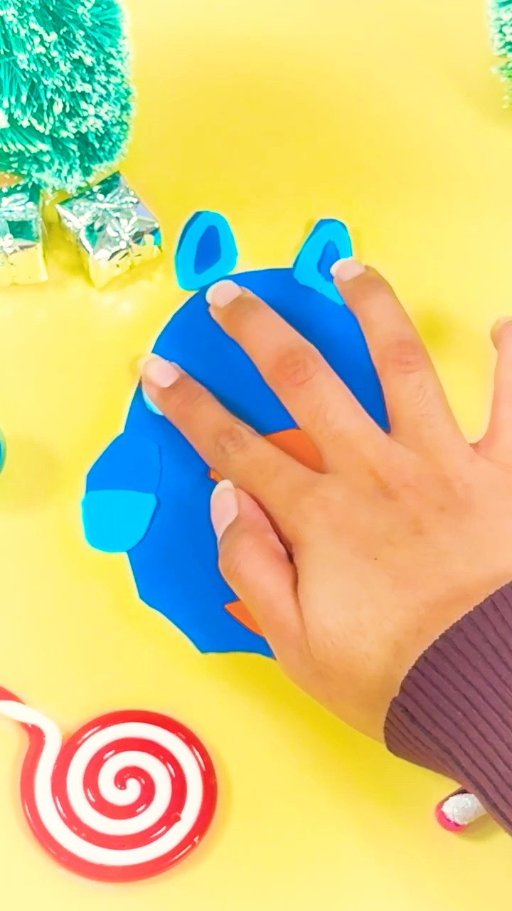 DIY Paper Craft REVEAL! Who's the Holiday Blippi Character?! #blippi #shorts