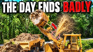 Moving Dirt With The 983 Ends In Disaster!