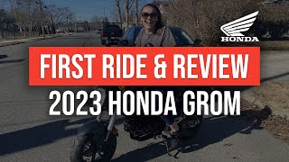 First Ride on a BRAND NEW 2023 Honda Grom