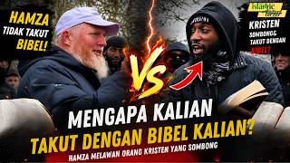 Debat Panas Hamza Tantang Orang Kristen Dengan Ayat Bibel Sendiri 