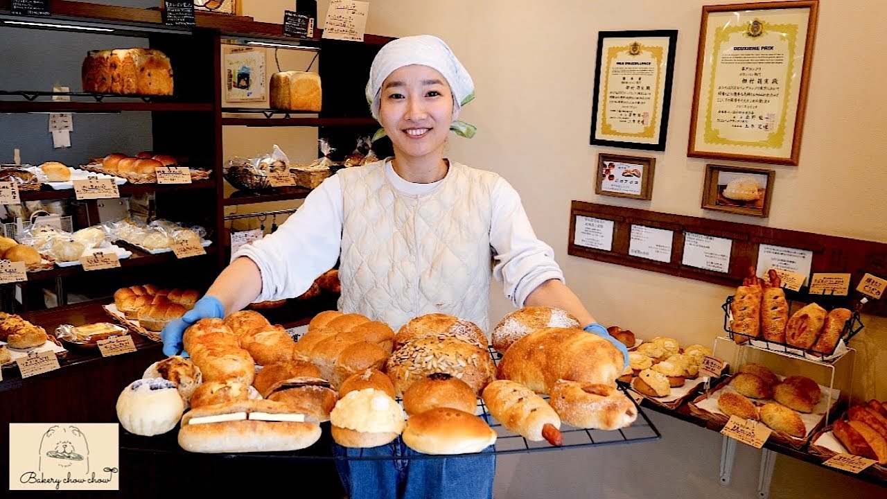 Ешь мой хлеб! Удивительная женщина-пекарь в Японии печет хлеб.ASMR