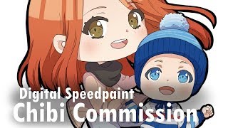 Paint Tool SAI Speedpaint - Chibi Commission