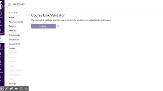 Validating Links in Canvas Courses