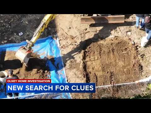 Crews begin using excavators to search for evidence at Onley home linked to missing women