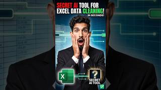 🔥Secret AI Tool for Excel Data Cleaning 🤯 | Clean Data in Seconds!
