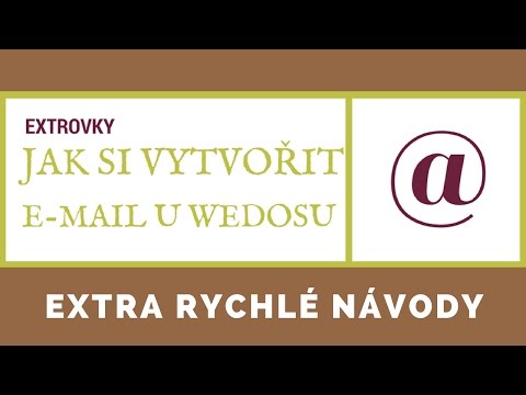 Veronika Mašínová | Založení e-mailu u Wedosu