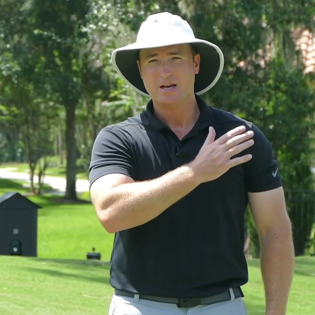 Do this if you are getting weak shots that fade off to the right…stop pulling the club through