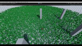 I made Interactive grass shader in Unity