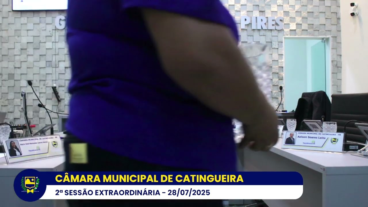 2ª Sessão Extraordinária do 1º período legislativo de 2025