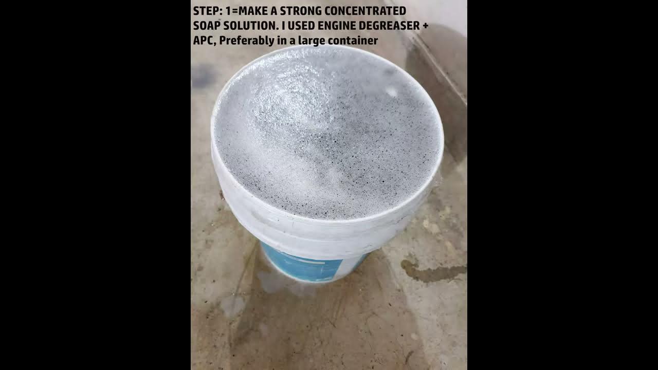 Cleaning a Catalytic converter with Soap and Water Maruti 800