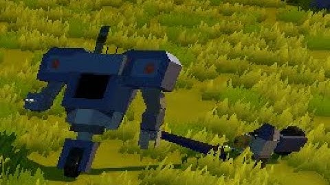 Remote controlled securitron (scrap mechanic)