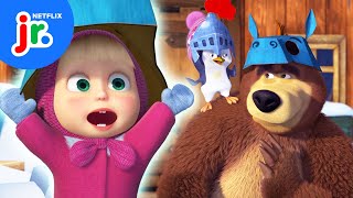 Masha Plays Winter Princess 👑❄️ Masha & the Bear | Netflix Jr