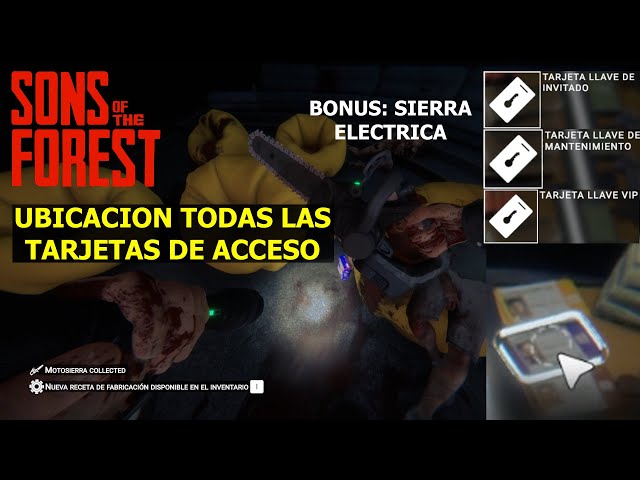 ✓ NUEVO REQUISITO FINAL SONS OF THE FOREST Guía Español COMO ABRIR el  BUNKER FINAL TARJETA INVITADO 