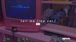 wonder girls ✧ tell me [rap ver.] in 8D ( USE HEADPHONES 🎧 ) Resimi