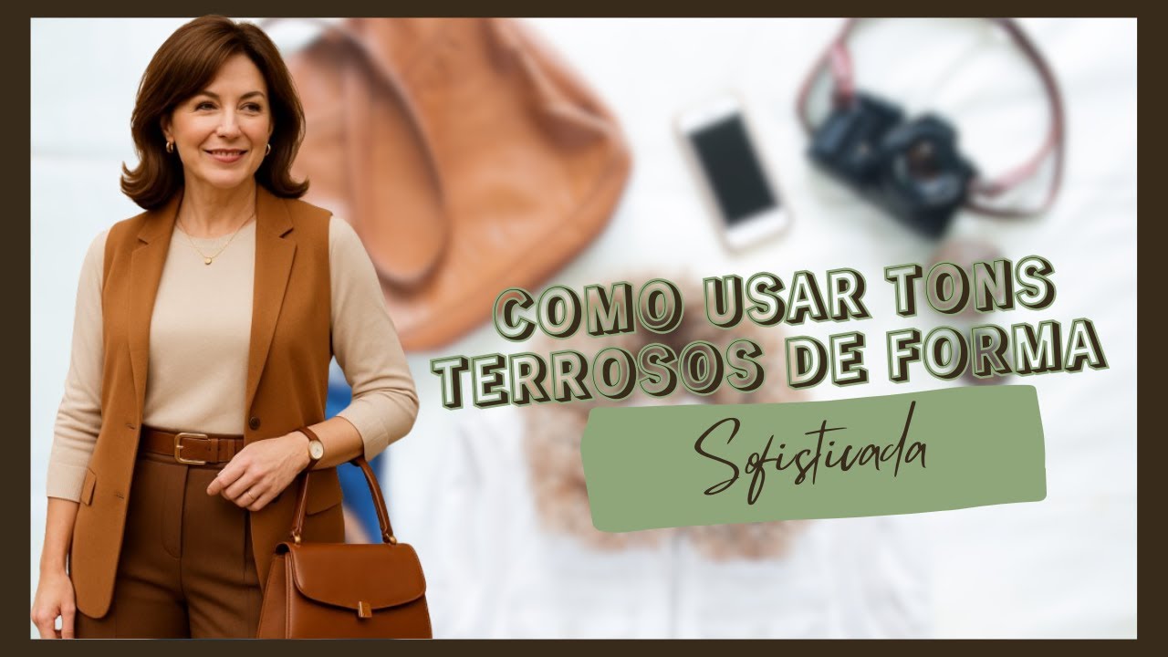 Como Combinar Tons Terrosos com Sofisticação: Dicas de Moda para Mulheres Maduras