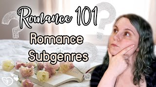 Romance 101 - Romance Subgenres