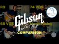Gibson Les Paul Comparison (4 models)