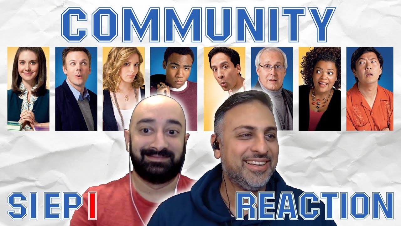 Community - S1 Ep 1 - Pilot - REACTION - First Time Watching