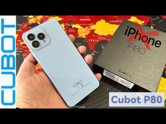 CUBOT P80 - Clone Apple iPhone 14 Pro Max ( Unboxing and Hands-On )