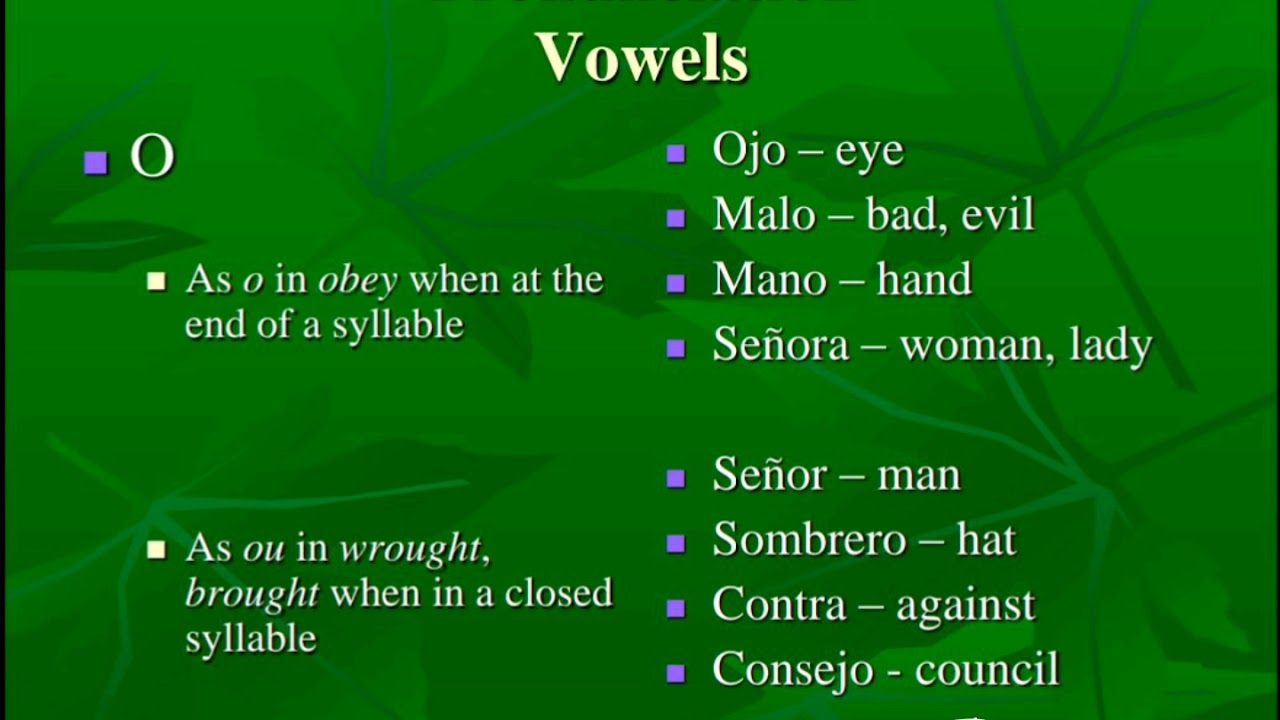 How To Say Vowels In Spanish A i o u e YouTube How To Say Vowels In Spanish A i o u e YouTube