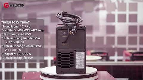 Giới thiệu Máy hàn mig thông minh mig 200AI