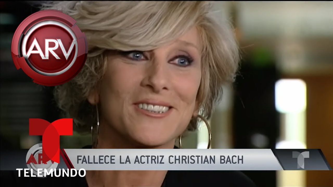 Falleció la actriz Christian Bach | Al Rojo Vivo | Telemundo