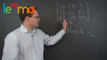 Linear Algebra 10e: An Application of the Matrix Rank